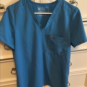 Figs capri blue Catarina top